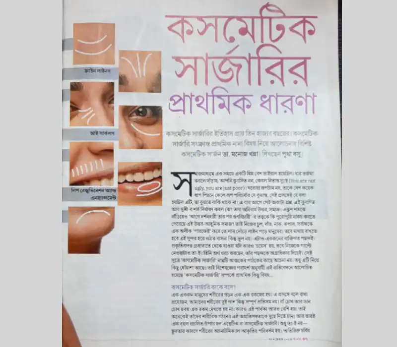 Sananda Bengali Magazine Part 1 | Plastic Surgery India
