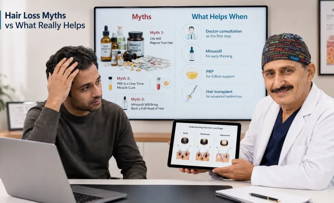 Hair Transplant Myths That Waste Money: Oils, PRP, Minoxidil—What Helps When?
